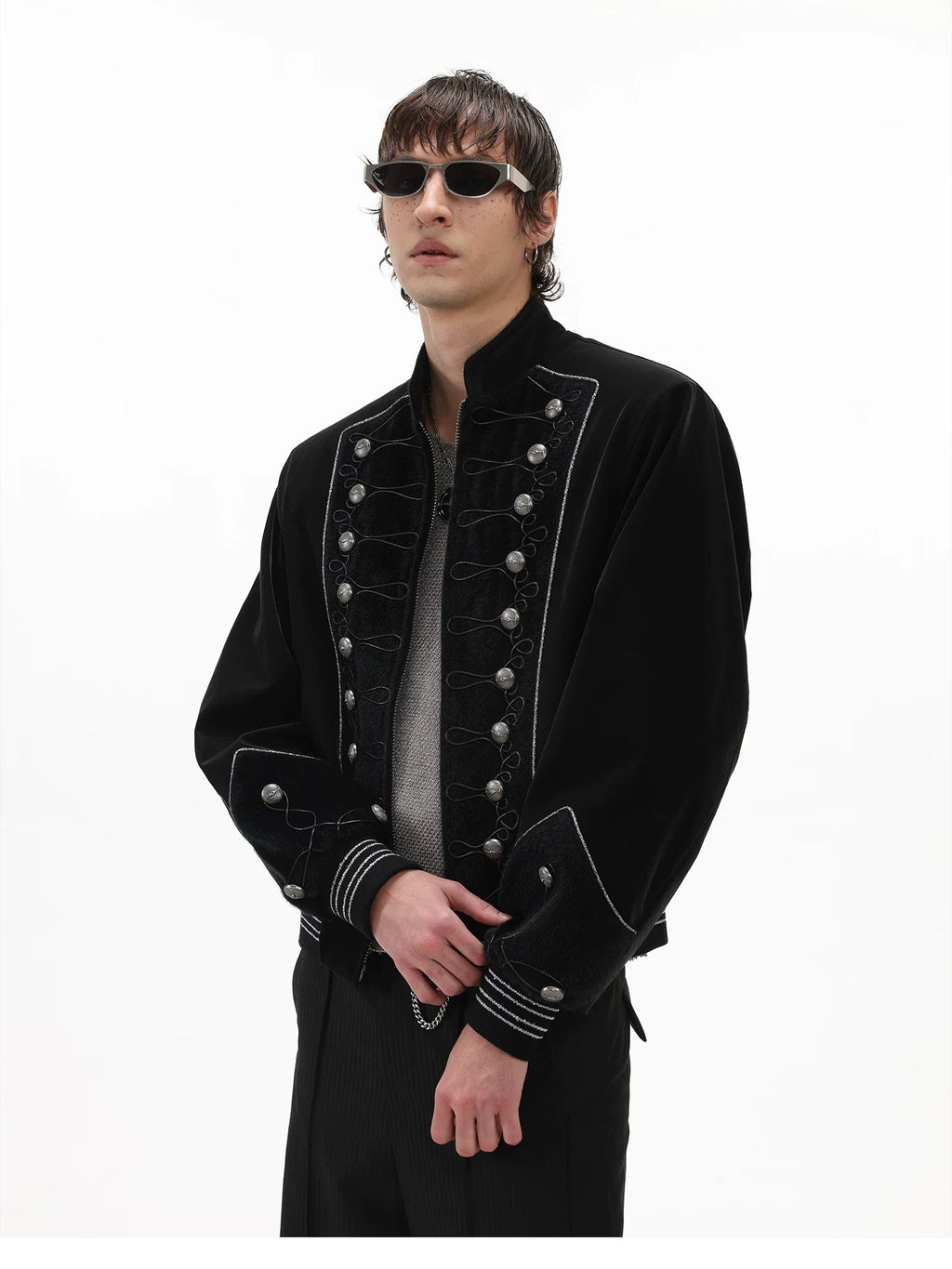 【26s May】Napoleonic Double-Breasted Embroidered Jacket