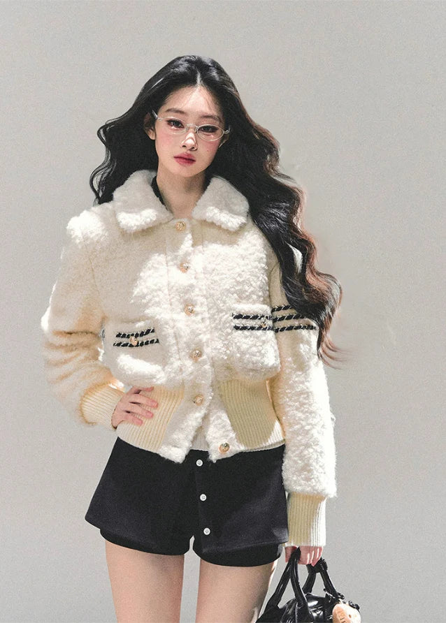 Winter Pearl Plush Jacket