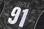 Embroidered Camo Mesh Jersey Tee