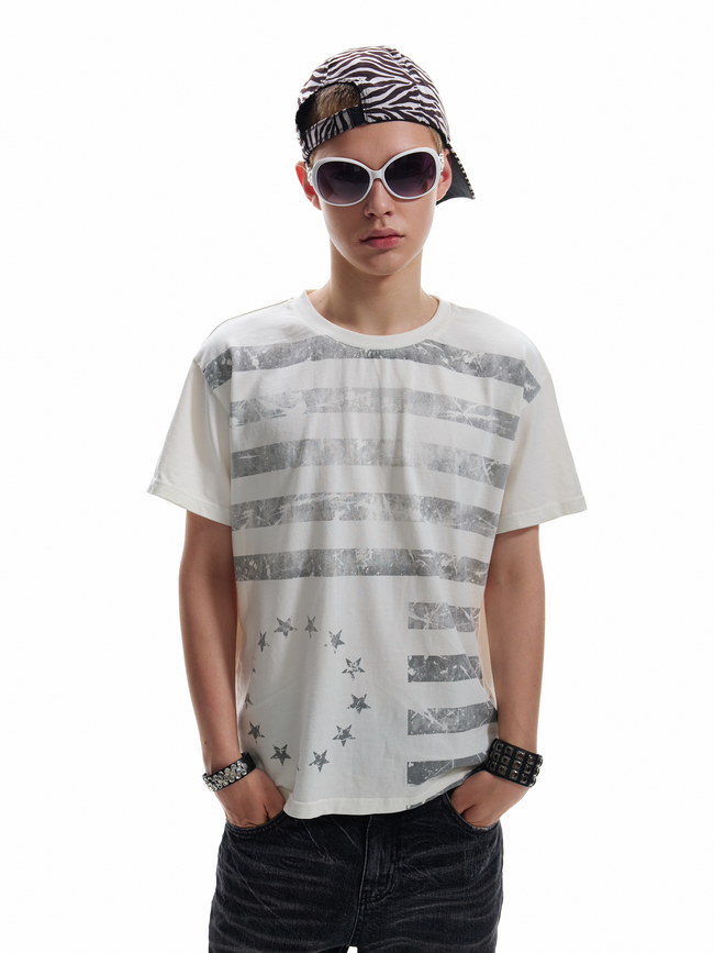 Vintage Flag Washed Street Tee Main Image