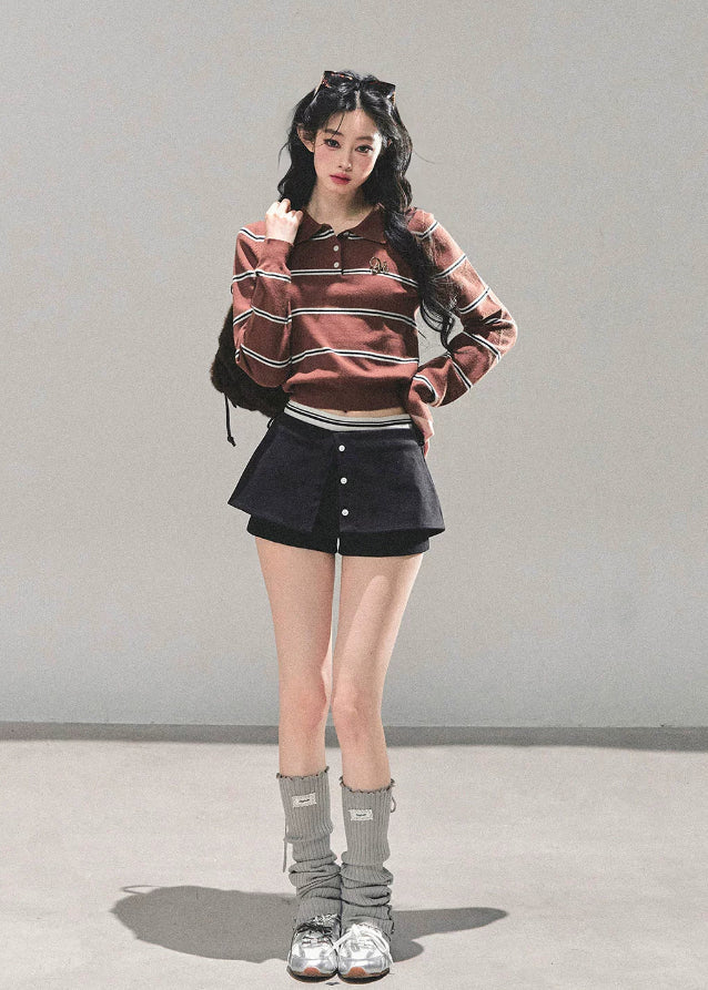 Virtual Line Knit Polo