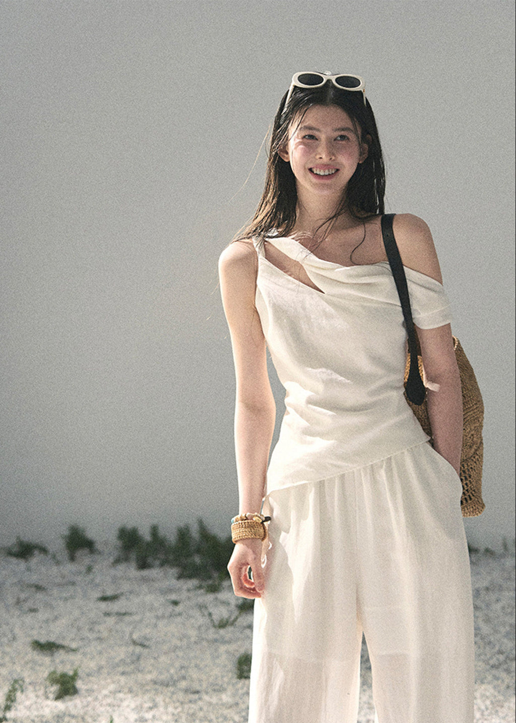 Cloud Drape Minimalist Two-Piece Set