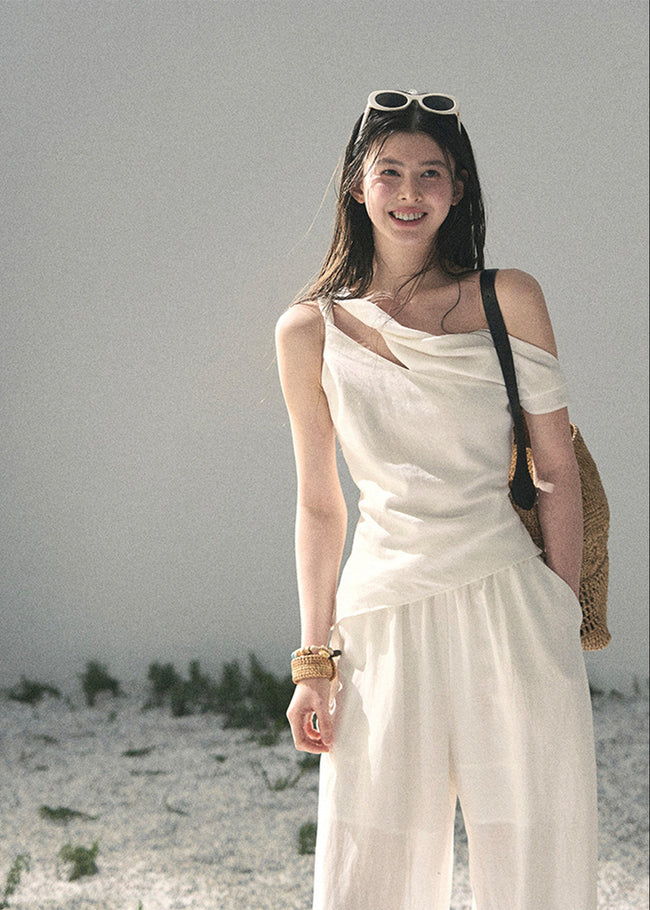 Cloud Drape Minimalist Two-Piece Set Main Image