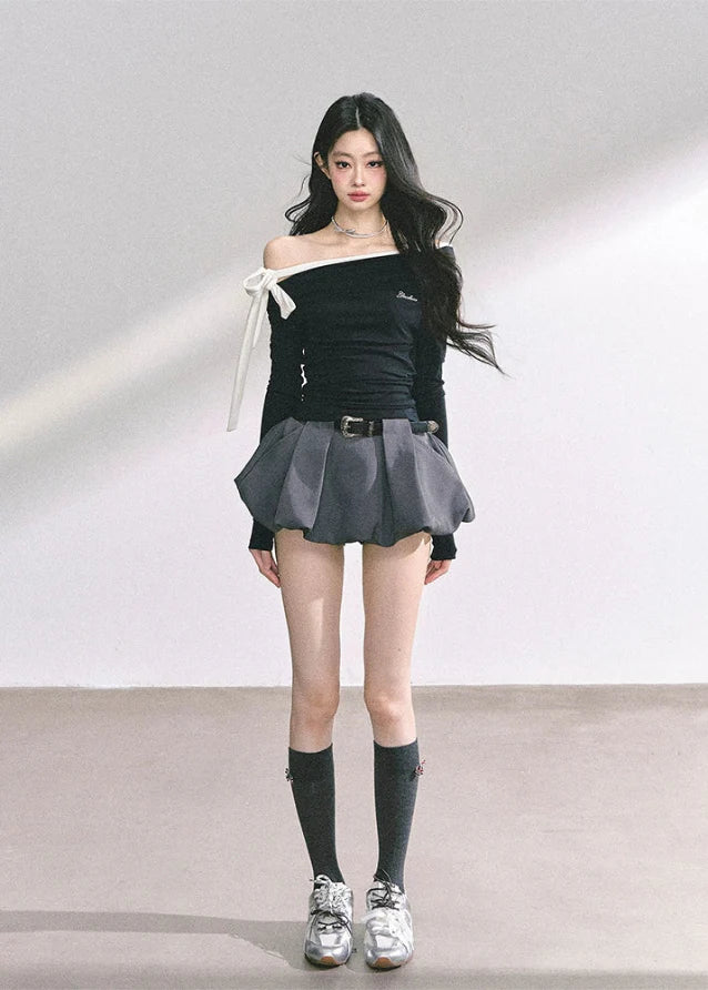 Mon Amour Tie Long Sleeve