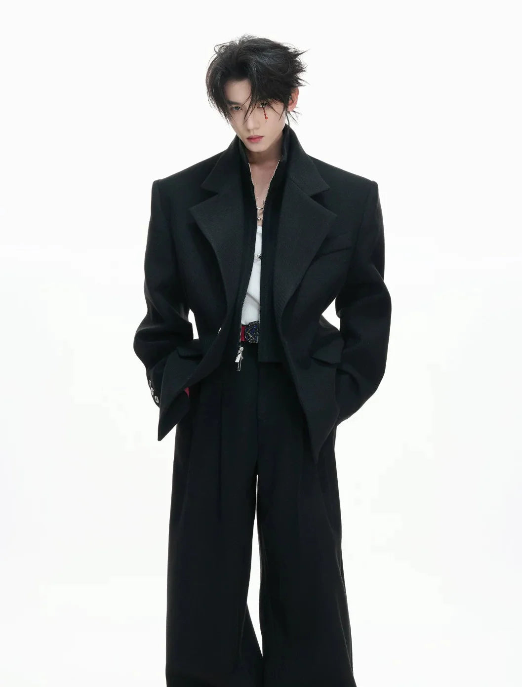 【26s Feb.】Layered Silhouette Tailored Suit Set