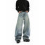 【26s Jan.】Clean-Fit Washed Vintage Straight Denim Pants