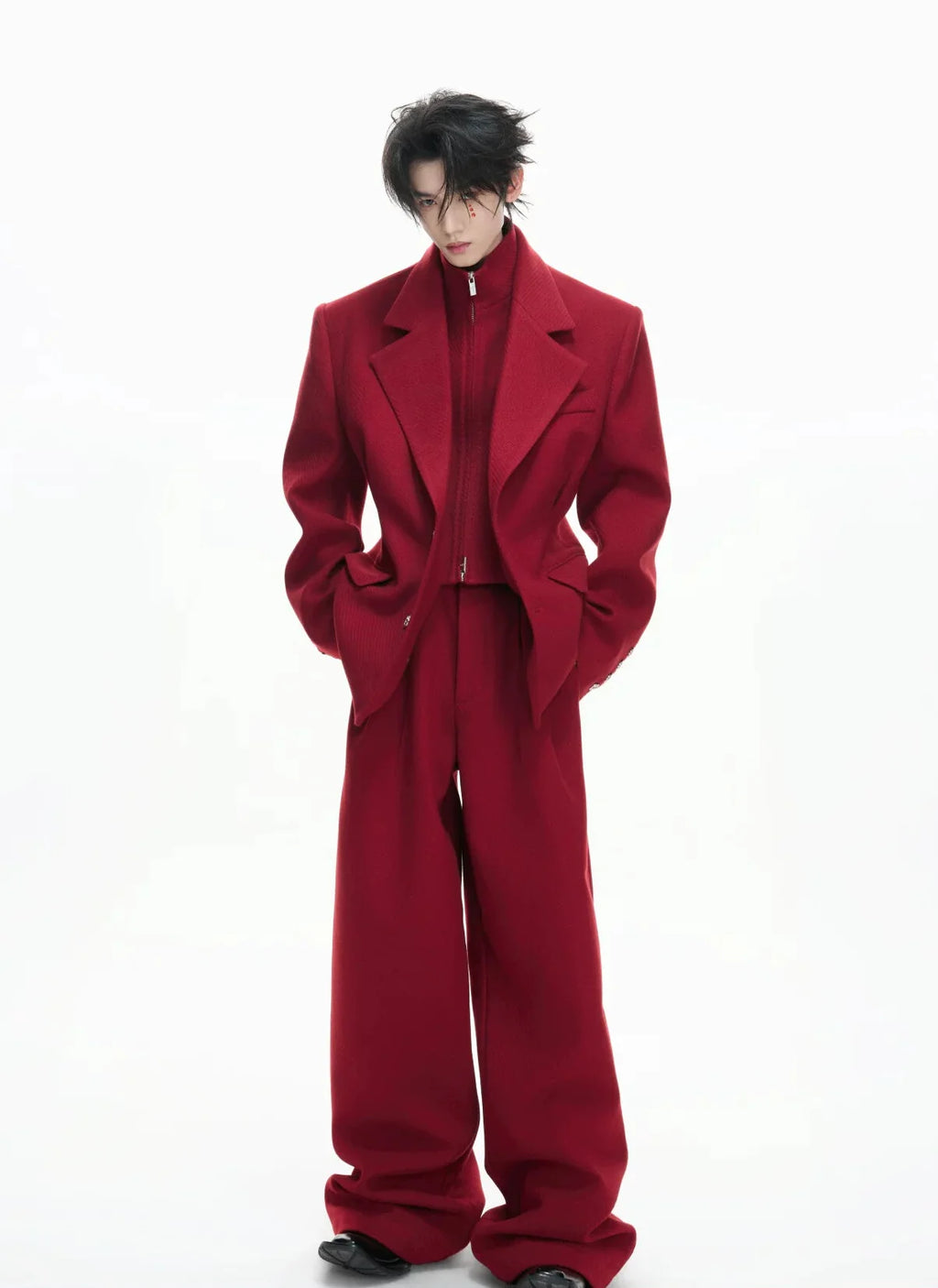 【26s Feb.】Layered Silhouette Tailored Suit Set