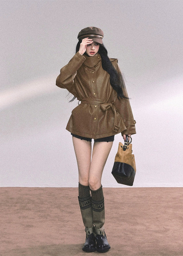 Time Difference Luxe PU Jacket