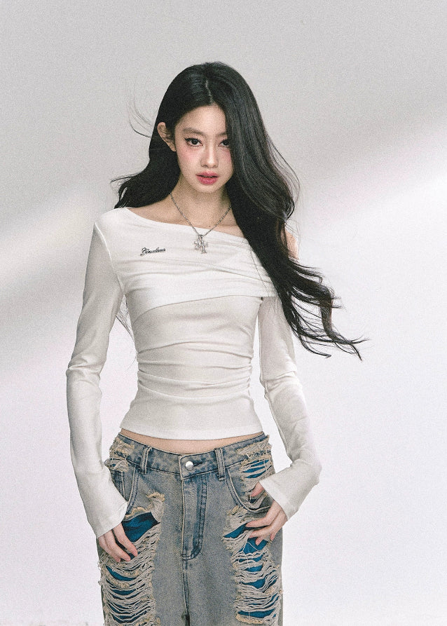 K-Muse Off-Shoulder Tee
