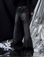 【25s Nov.】Washed Distressed Structured Jeans
