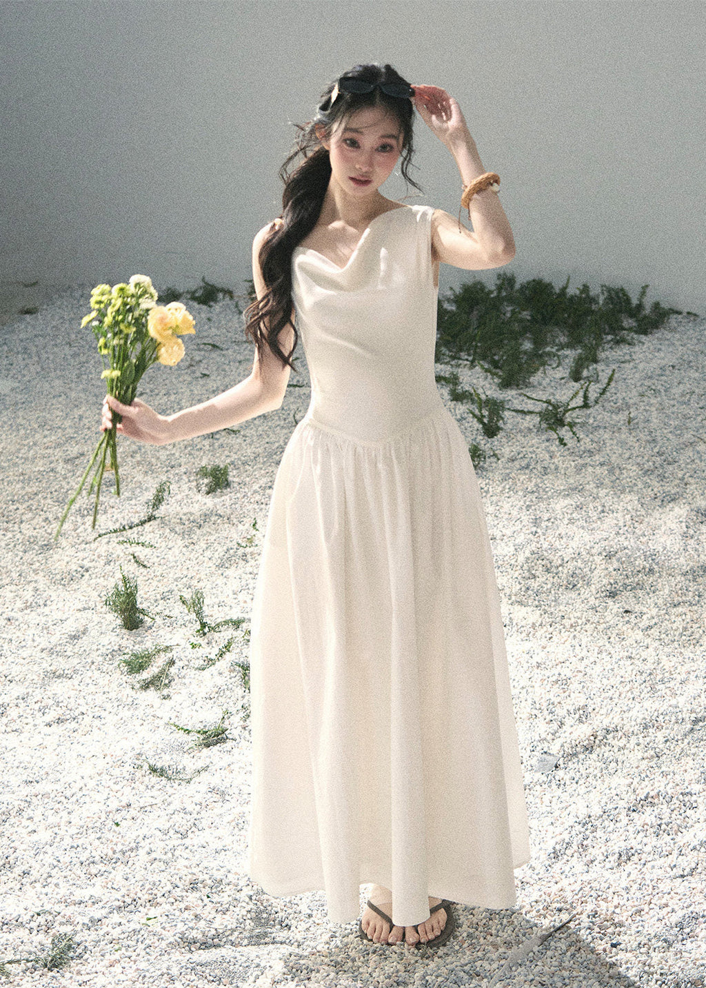Moonlight Sonata Cotton Maxi Dress