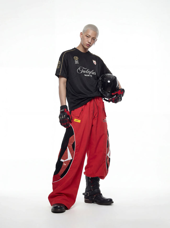 Black Minimal Jersey Tee Hover Image