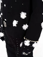 【26s Feb.】Couture 3D Floral Structured Shoulder Cropped Jacket / Pants