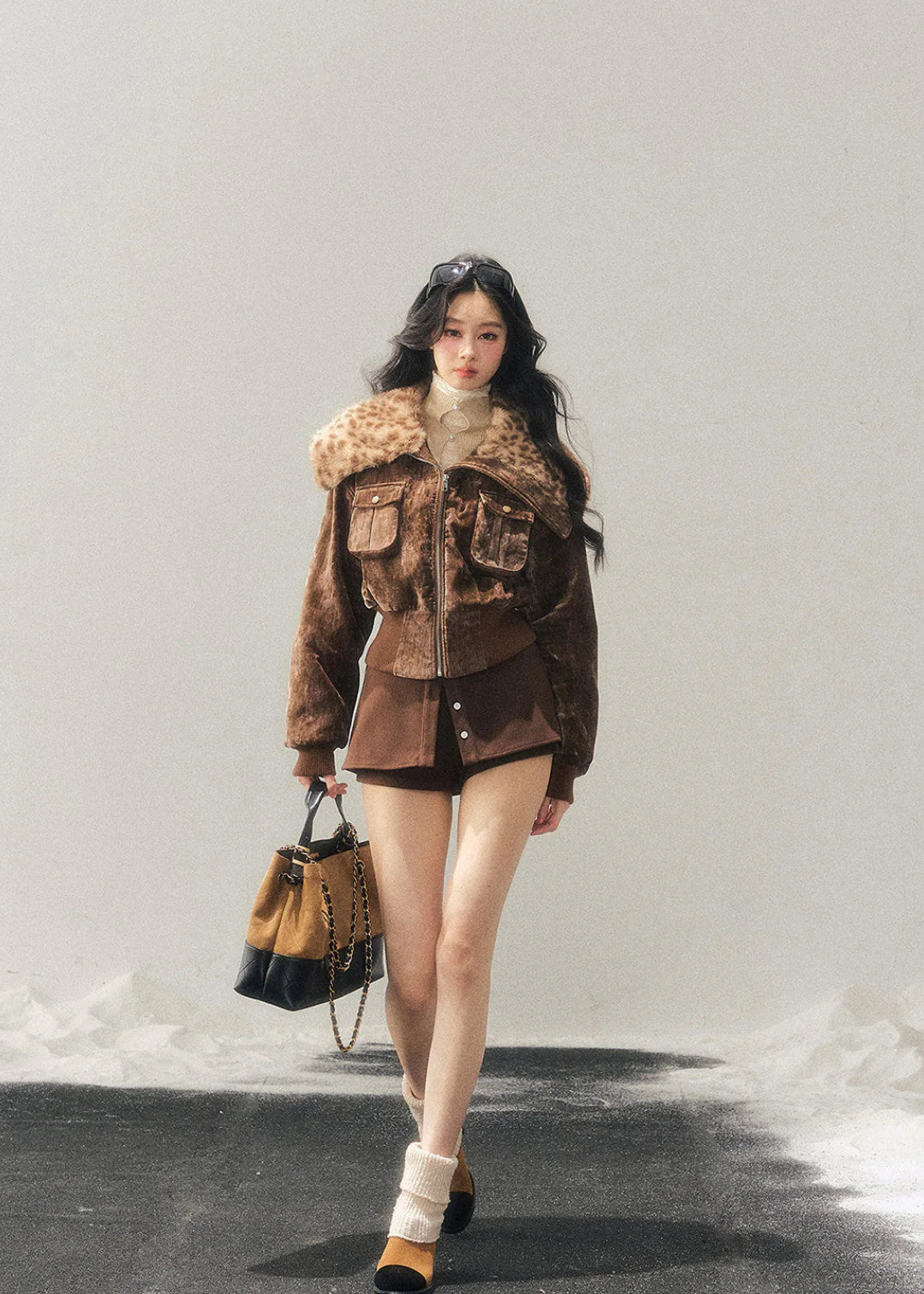 Virtual Focus Leopard Jacket