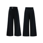 【25s Nov.】Elegant Detachable Fur Collar Wool Suit/Trousers