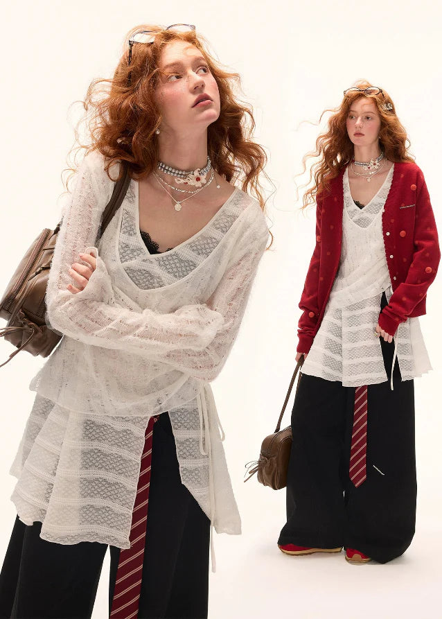 Double Layer Mesh Tee