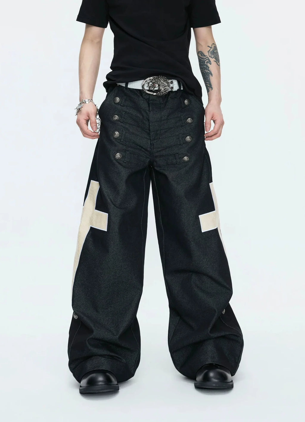 【26s Apr.】Napoleonic Double-Breasted Tee & Cross Pants