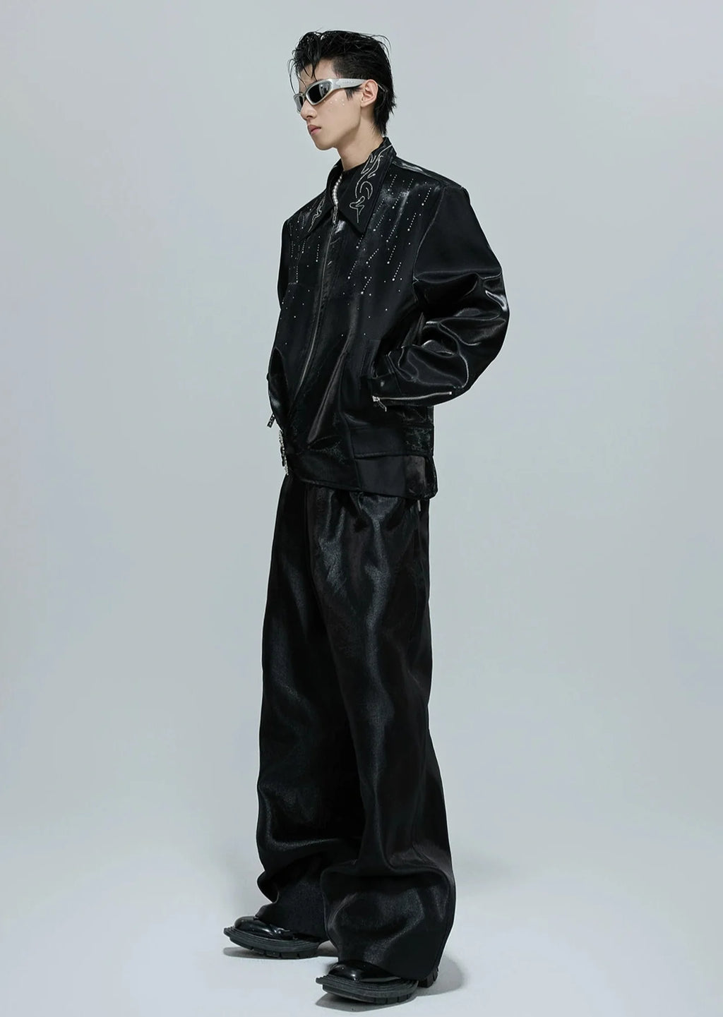 【25s Oct.】Stars* Matte Rhinestone Shiny Jacket