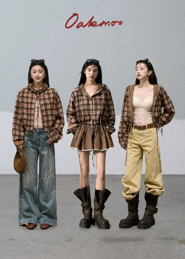 Wool Check Shirt Jacket