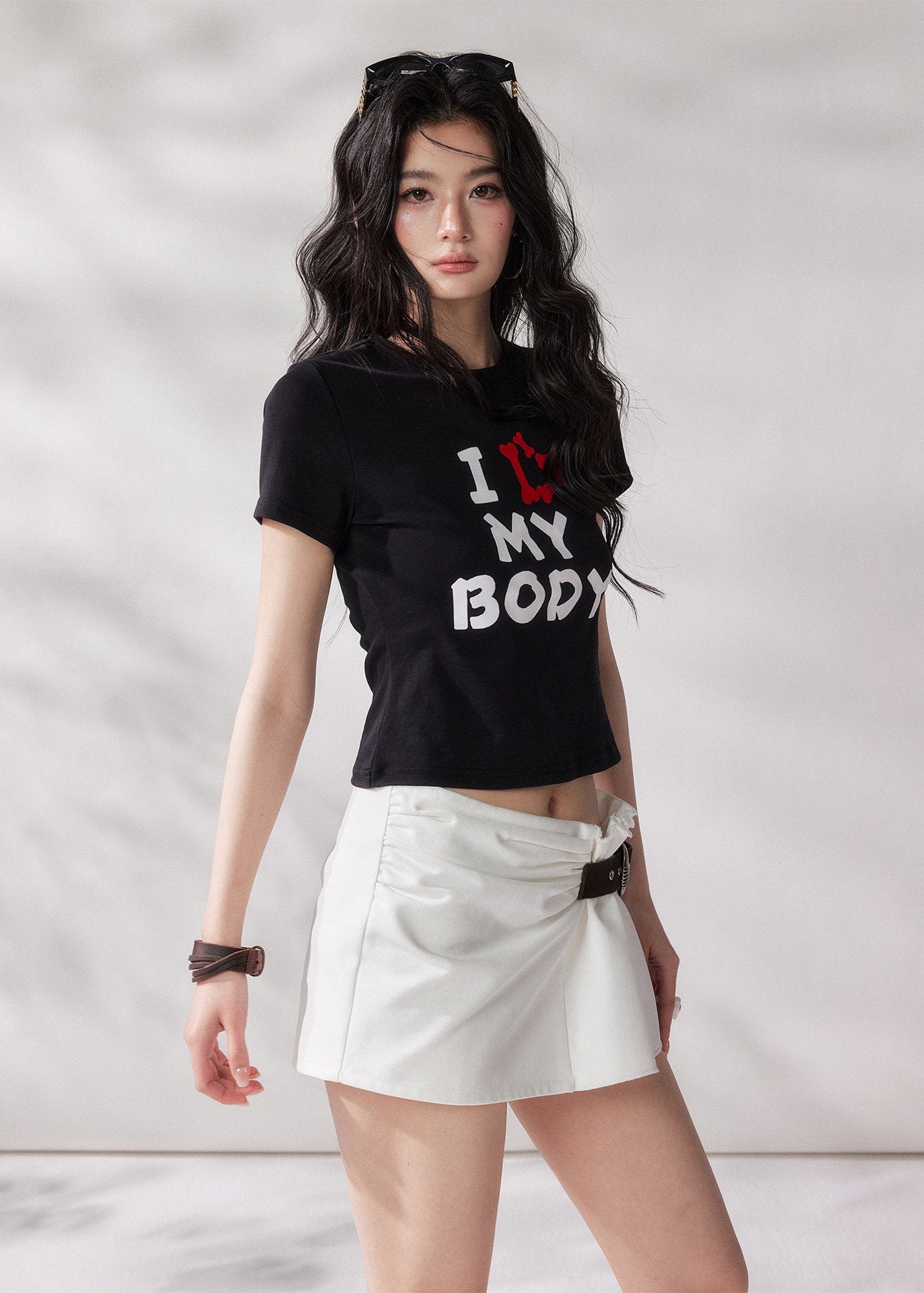 I Love My Body Cropped Tee