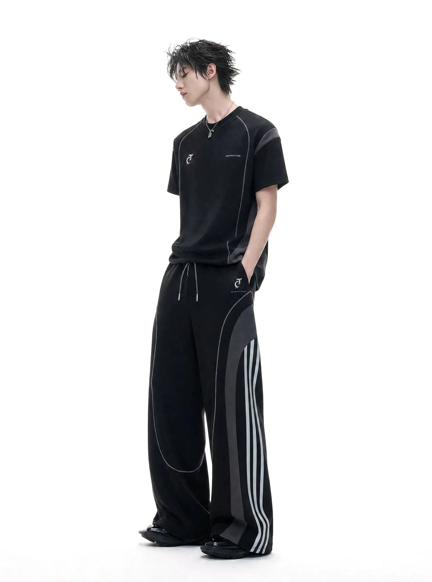 Contrast Cooling Sport Top / Pants