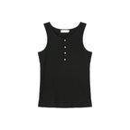 【25s Aug.】Minimalist Solid Color Crew Neck Tank Top