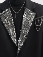 【26s Mar.】Sequin Tweed Chain Blazer