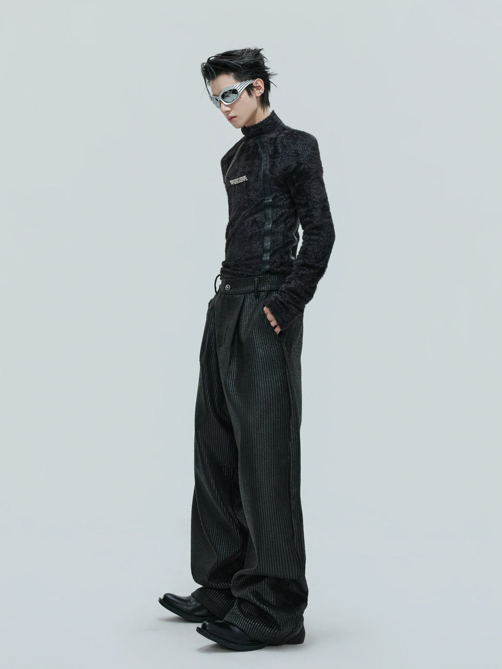 【25s Nov.】Deconstructed Faux Mink Turtleneck Bottoming Shirt