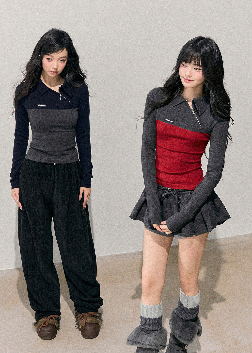 Undercurrent Knit Polo Top
