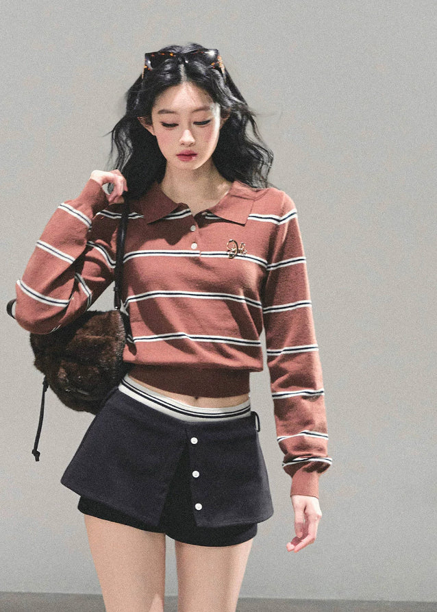 Virtual Line Knit Polo