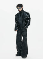 【26s Mar.】Carbon-Boned Royal Buckle Leather Jacket
