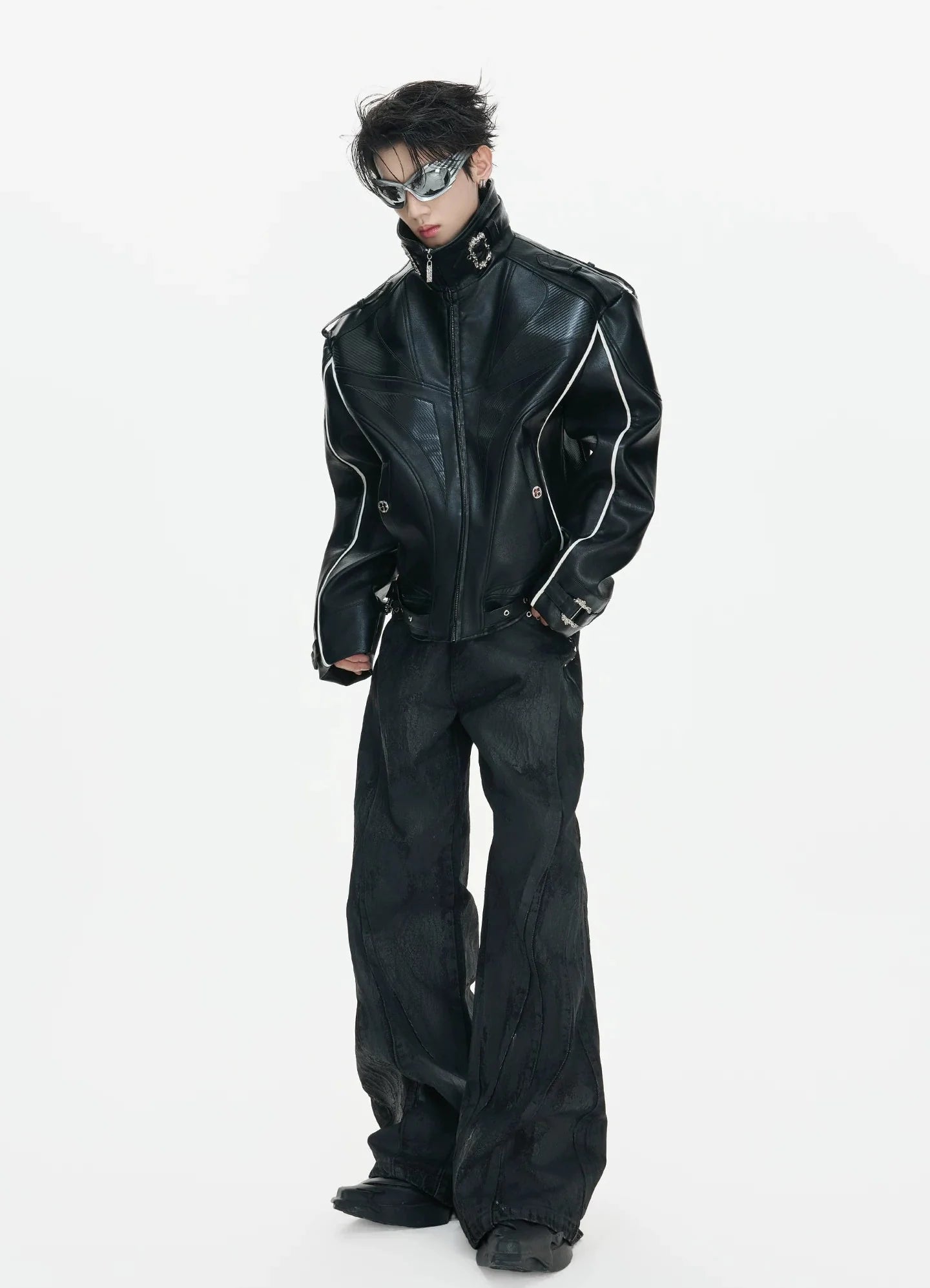 【26s Mar.】Carbon-Boned Royal Buckle Leather Jacket