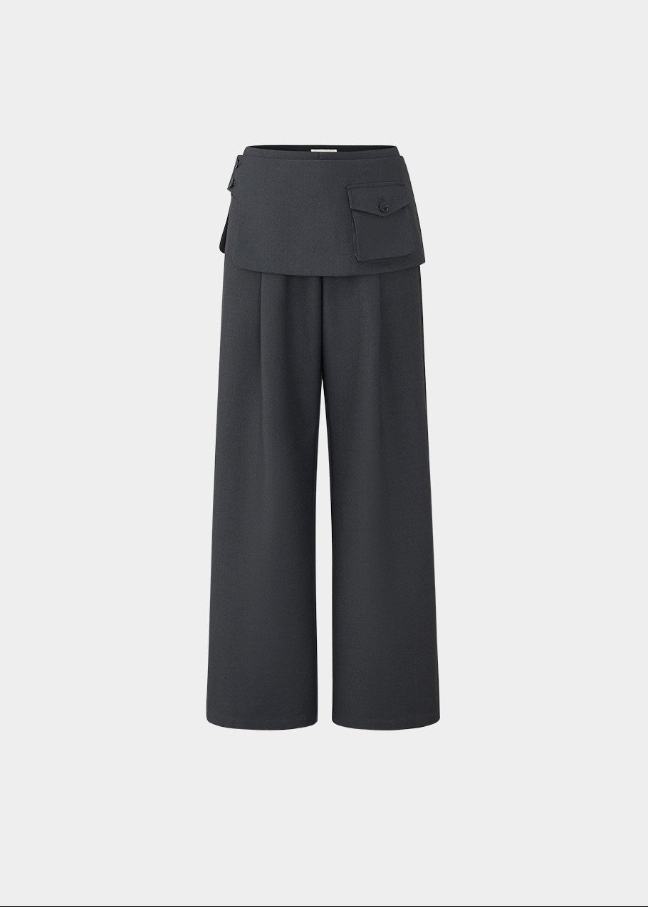 Modular Line Skirt-Pant Ensemble