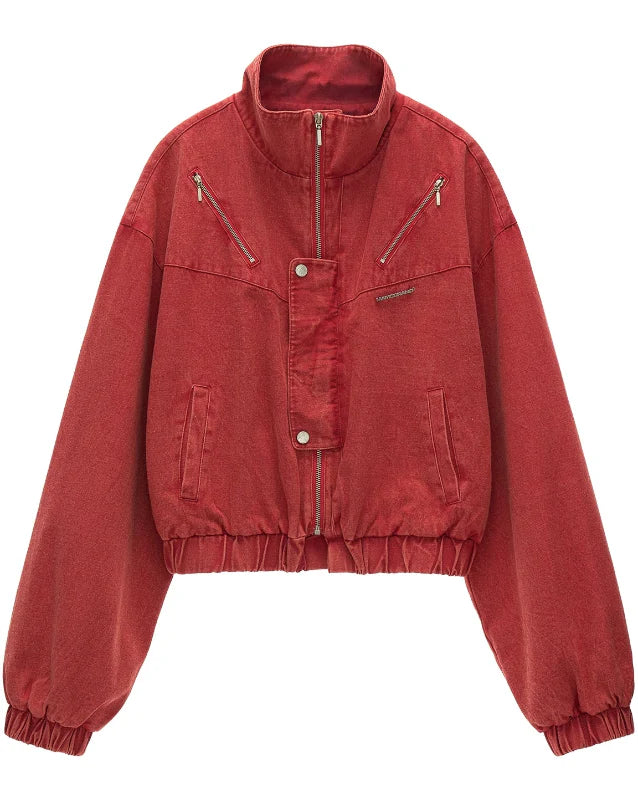 Red Cropped Cargo
