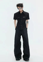 【26s Apr.】Pleated Waist Structured Shirt