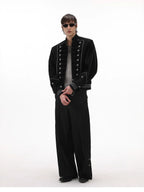 【26s May】Napoleonic Double-Breasted Embroidered Jacket
