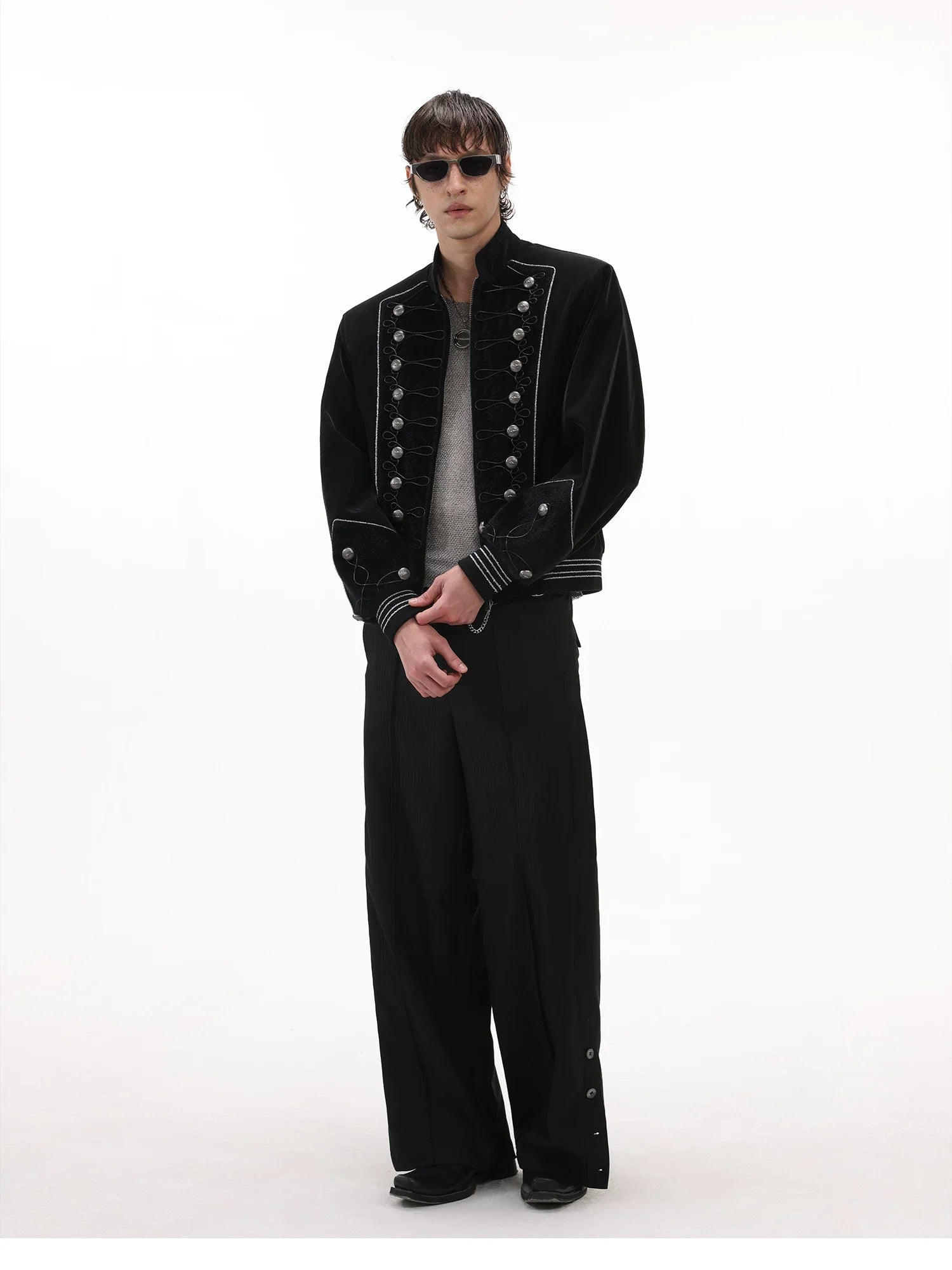 【26s May】Napoleonic Double-Breasted Embroidered Jacket