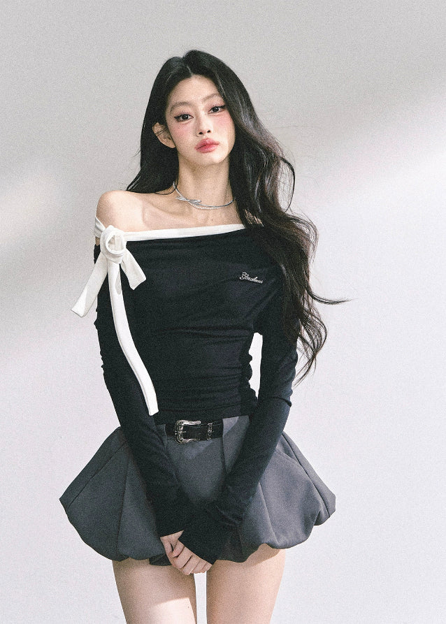 Mon Amour Tie Long Sleeve