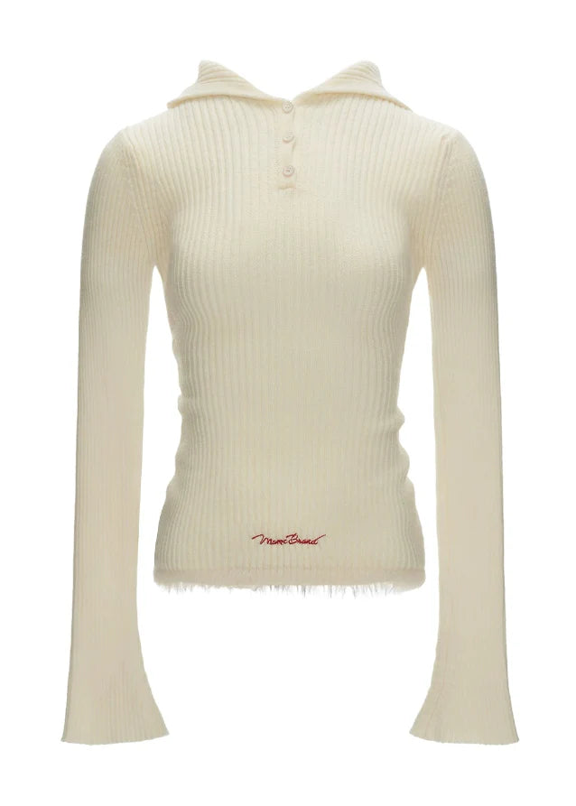 Star Flower Knit  Lazy Crop Sweater Drop