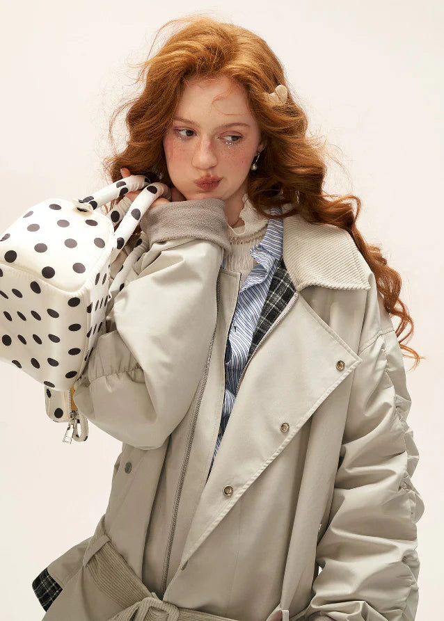 Cord-Neck Street Jacket