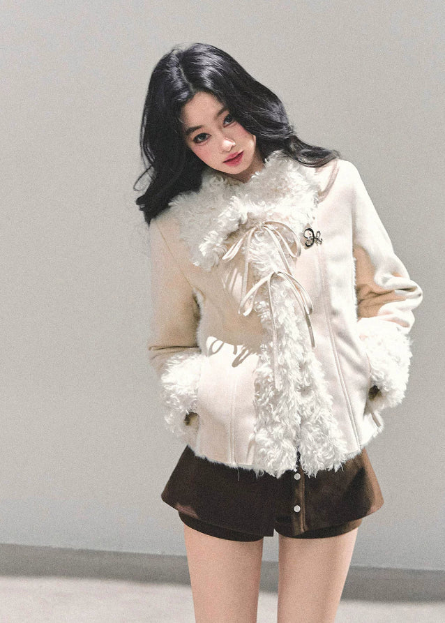 Winter Melt French Fur Jacket