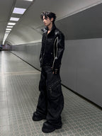 【26s Mar.】Carbon-Boned Royal Buckle Leather Jacket