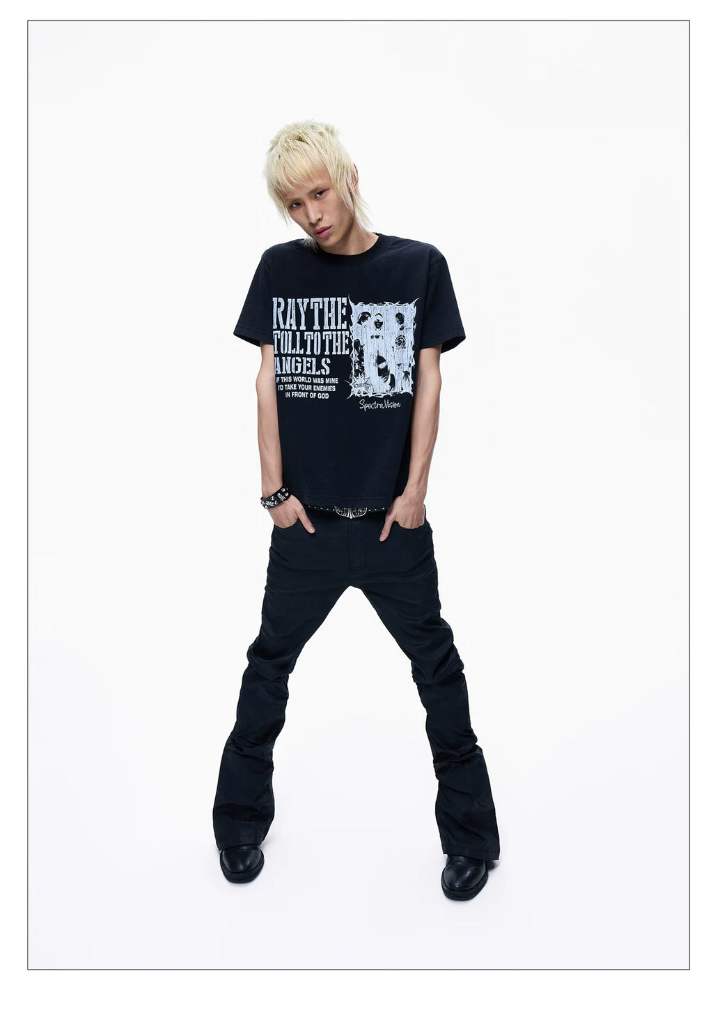 Washed Vintage Graphic Cropped Tee