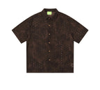Distressed Tie-Dye Texture Short Sleeve Shirt