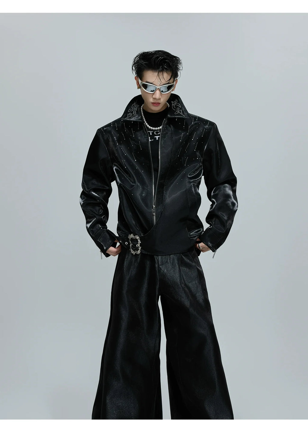 【25s Oct.】Stars* Matte Rhinestone Shiny Jacket