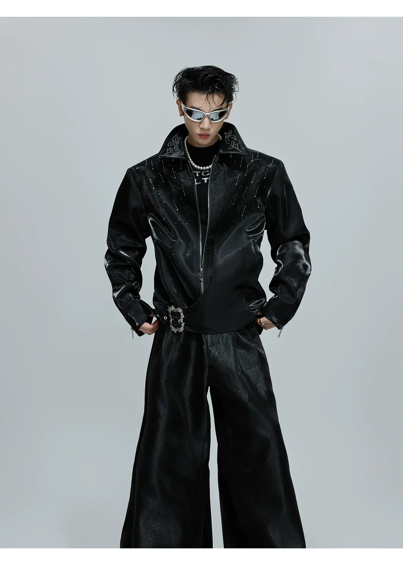 【25s Oct.】Stars* Matte Rhinestone Shiny Jacket