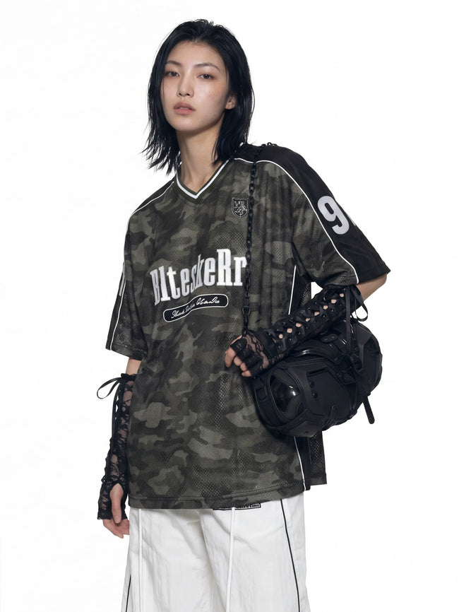Camo Panel Jersey Street Tee Hover Image