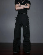 【25s Sep.】Vintage Metal Zipper 3D Pocket Pants