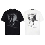 Animal Graphic Letter Oversized Tee