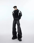 【25s Nov.】Washed Distressed Structured Jeans